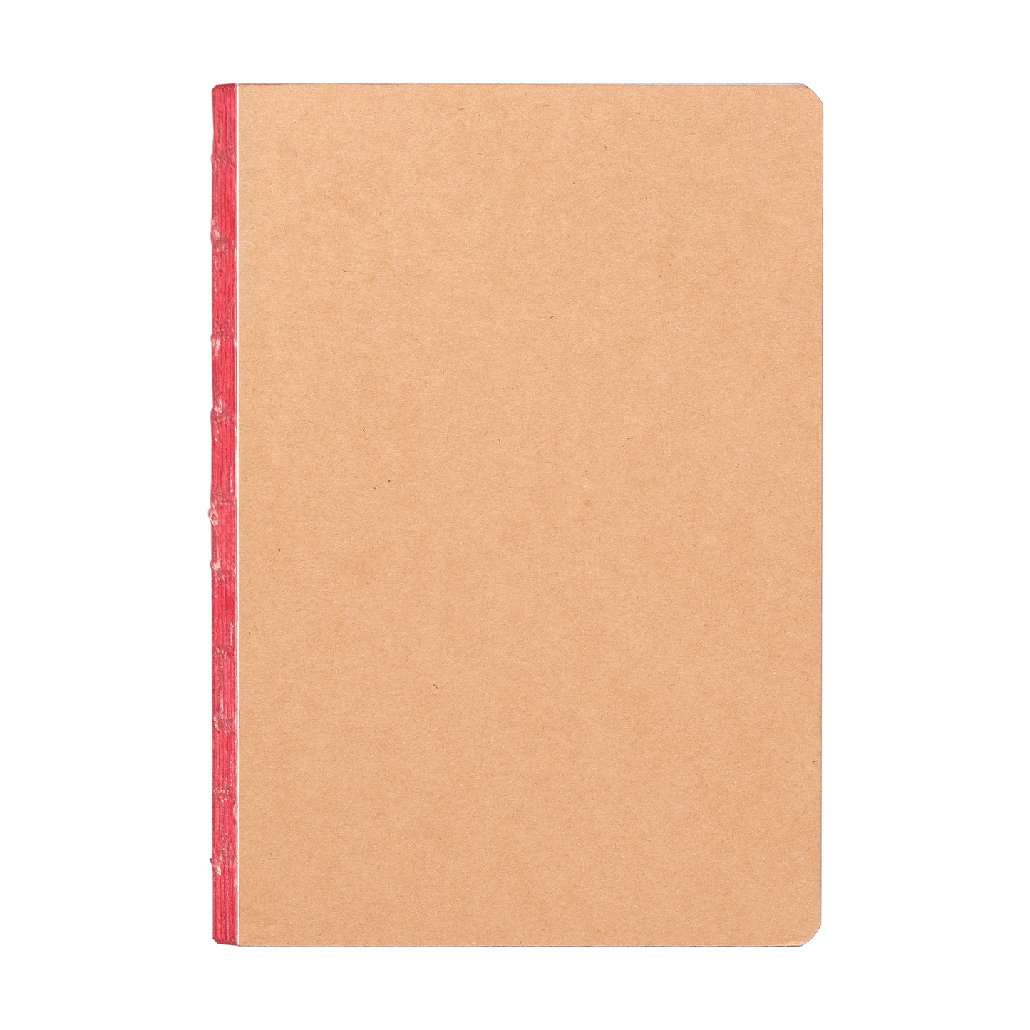 Romy Kraft Cover Colour Edge Journal promotional notebook in red printed with your company logo