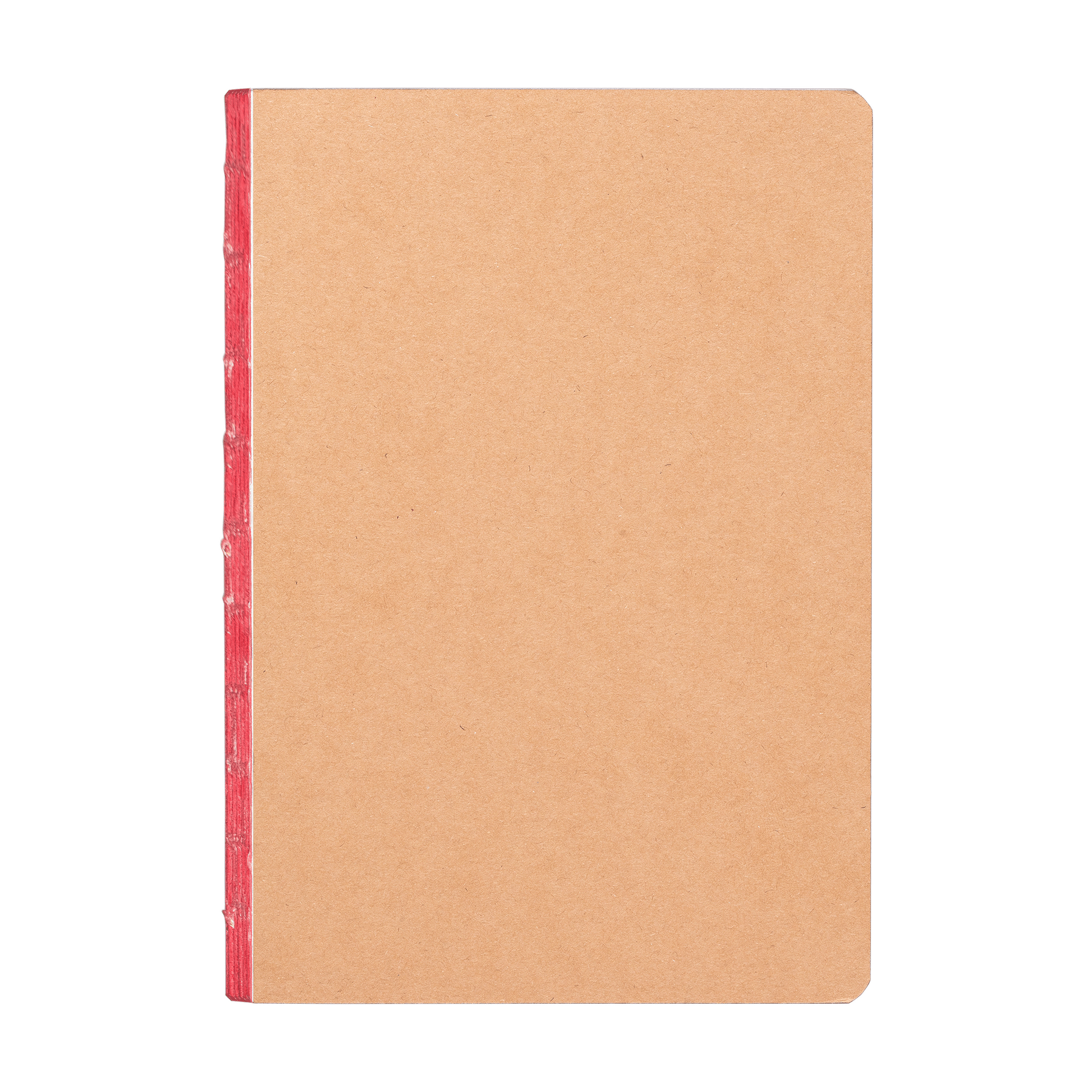 Romy Kraft Cover Colour Edge Journal promotional notebook in red printed with your company logo