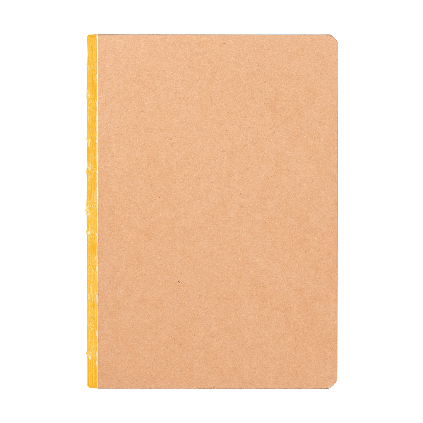 Romy Kraft Cover Colour Edge Journal promotional notebook in yellow printed with your company logo