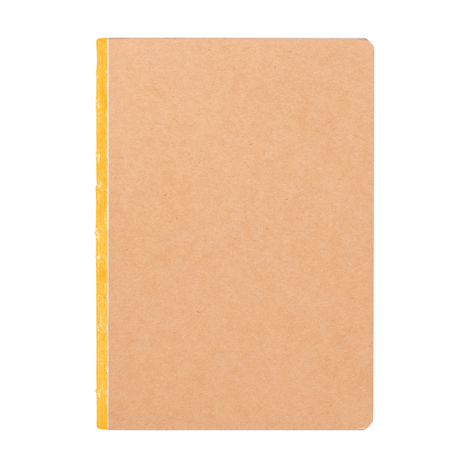 Romy Kraft Cover Colour Edge Journal promotional notebook in yellow printed with your company logo