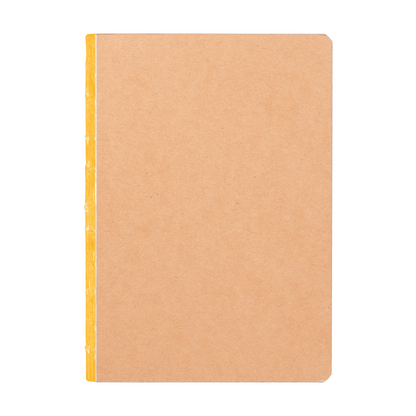 Romy Kraft Cover Colour Edge Journal promotional notebook in yellow printed with your company logo