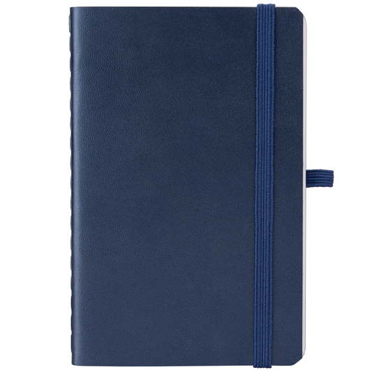 Molière promotional notebook in navy blue printed with your company logo