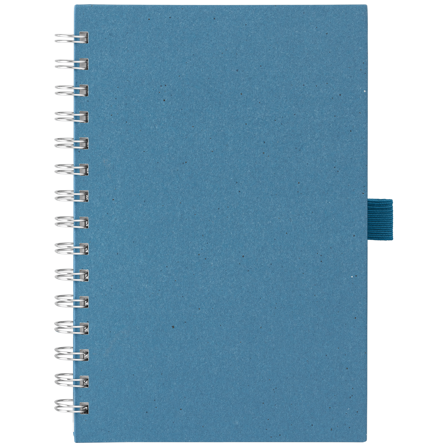 Terra Recycled Milk Carton FSC Paper Spiral Notebook promotional notebook in steel blue printed with your company logo