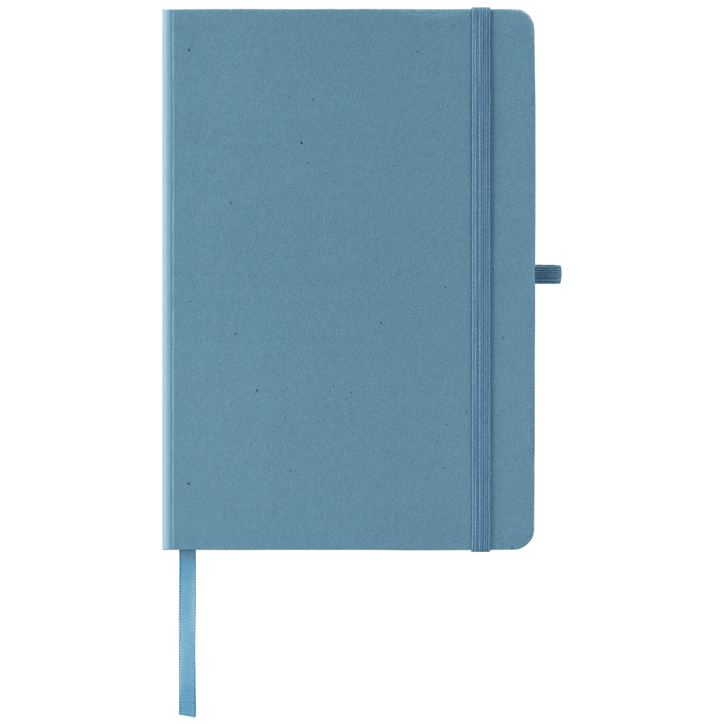 Terra Recycled Milk Carton Hard Cover Notebook promotional notebook in steel blue printed with your company logo