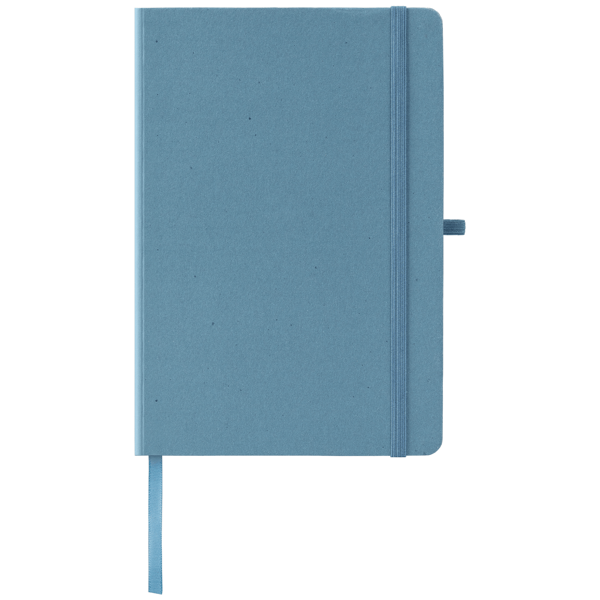 Terra Recycled Milk Carton Hard Cover Notebook promotional notebook in steel blue printed with your company logo
