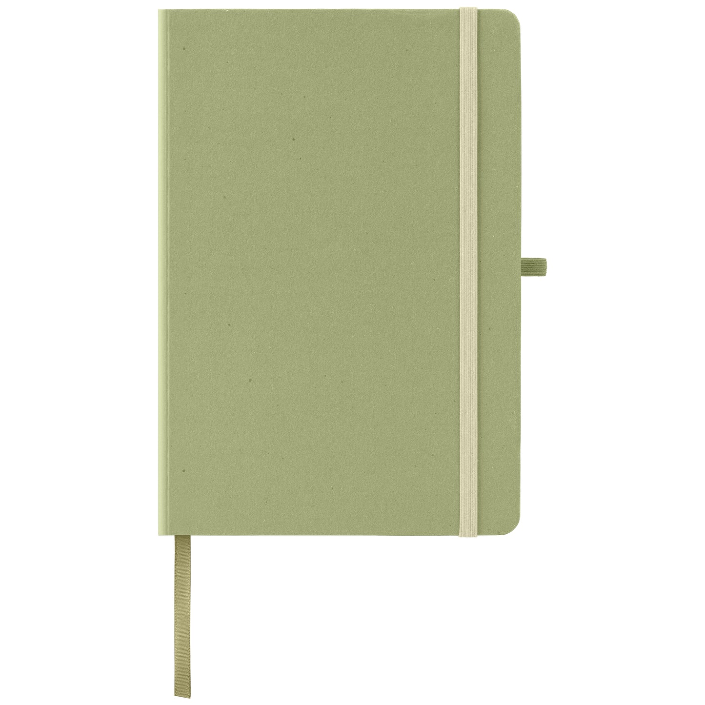 Terra Recycled Milk Carton Hard Cover Notebook promotional notebook in sage printed with your company logo