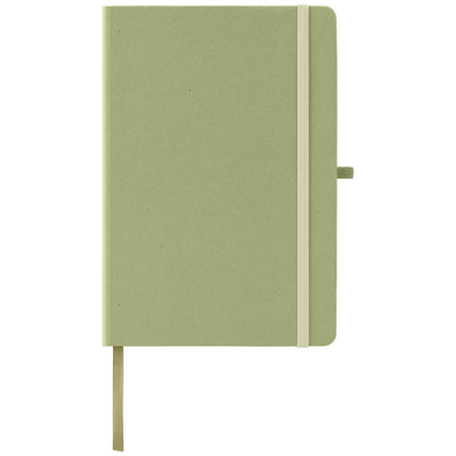 Terra Recycled Milk Carton Hard Cover Notebook promotional notebook in sage printed with your company logo