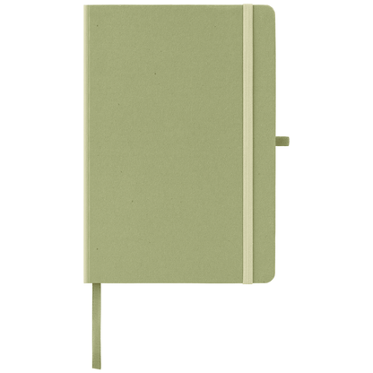 Terra Recycled Milk Carton Hard Cover Notebook promotional notebook in forest green printed with your company logo