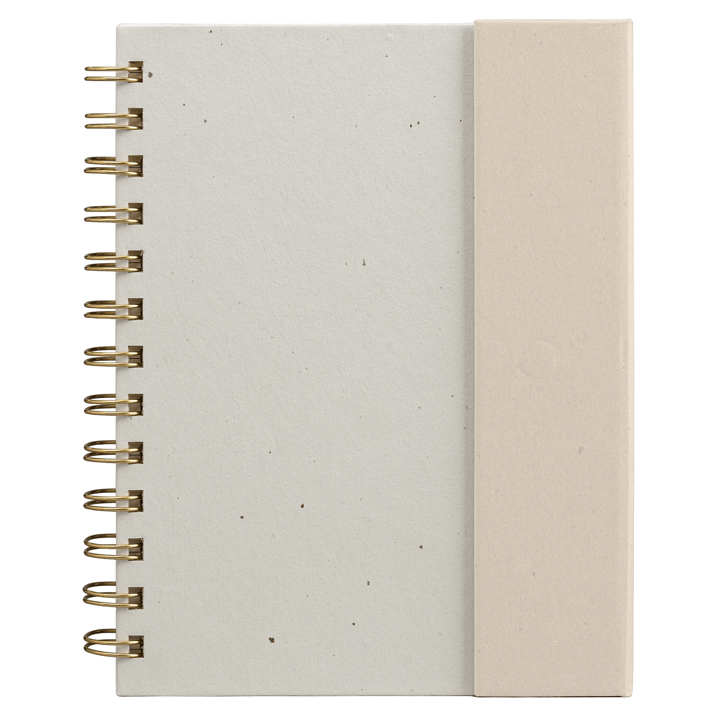 Halden FSC Paper Sticky Note Spiral Notebook Organiser promotional notebook in cream printed with your company logo
