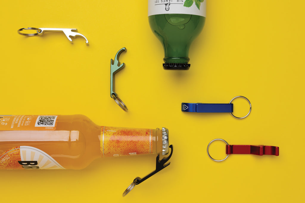 RCS recycled aluminum bottle and can opener