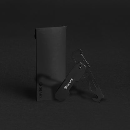 Gear X foldable EDC tool with carabiner and parcel cutter