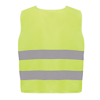 GRS recycled PET high-visibility safety vest 7-12 years