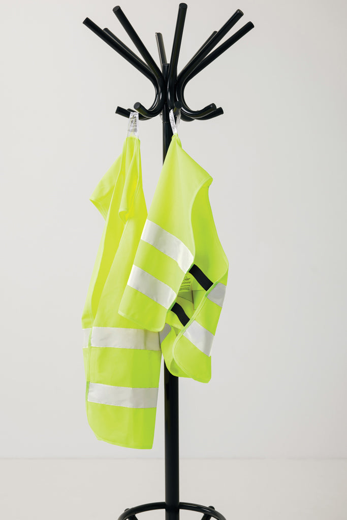 GRS recycled PET high-visibility safety vest 7-12 years