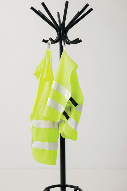 GRS recycled PET high-visibility safety vest 7-12 years
