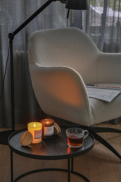 Ukiyo deluxe scented candle with bamboo lid
