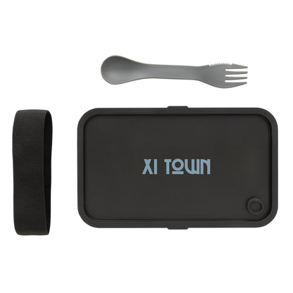 PP lunch box with spork