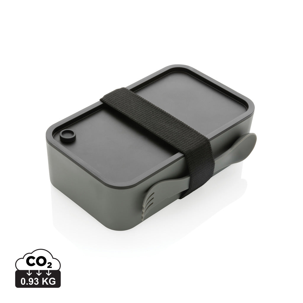 PP lunch box with spork