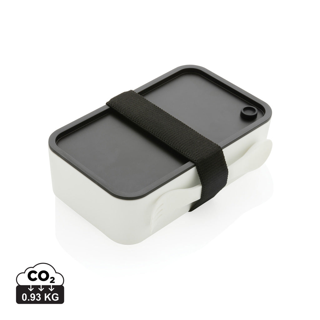 PP lunch box with spork