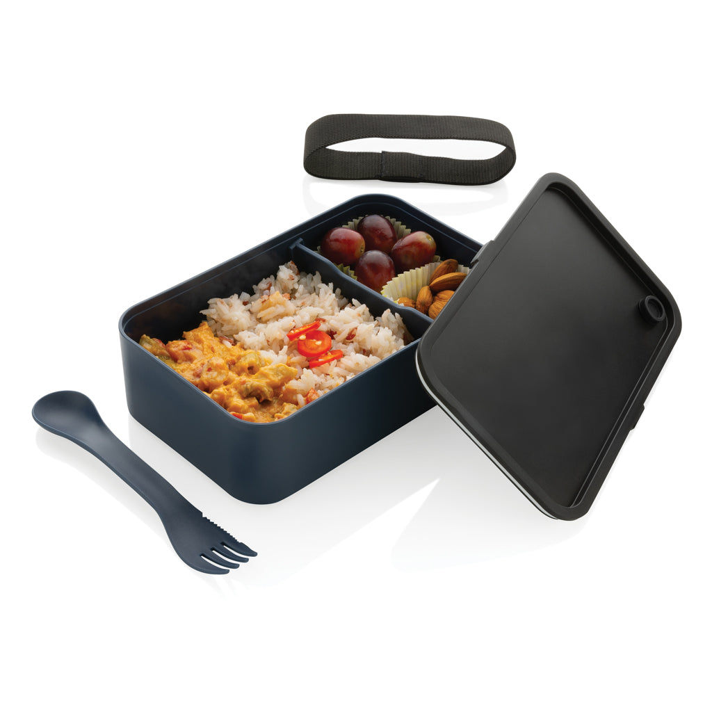 PP lunch box with spork