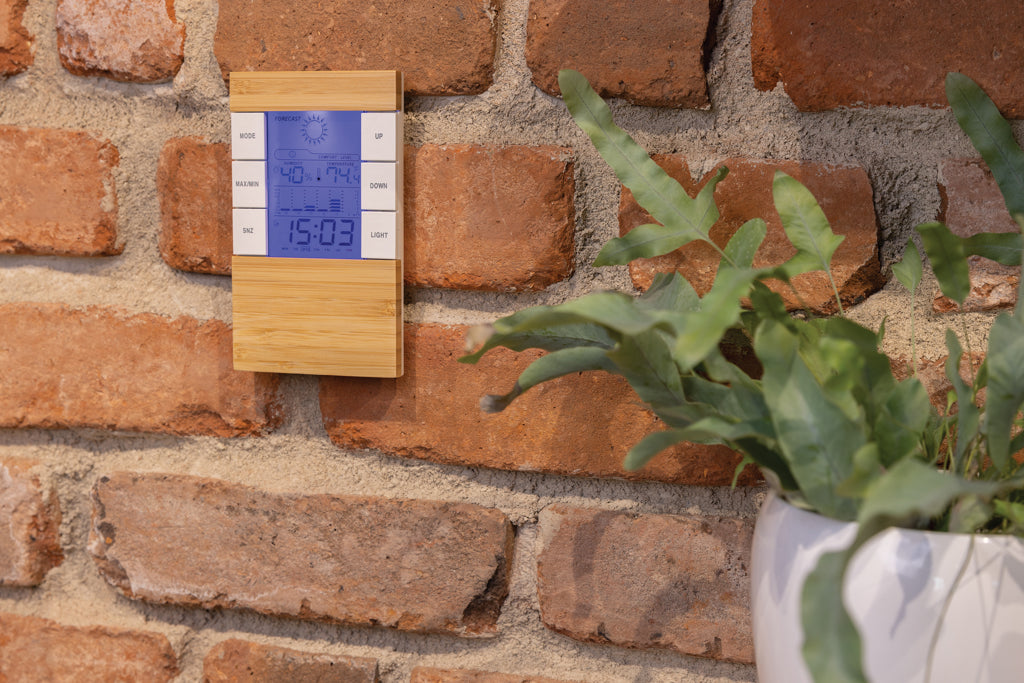 Utah RCS rplastic and bamboo weather station
