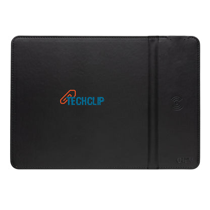 Swiss Peak RCS recycled PU 10W wireless charging mousepad