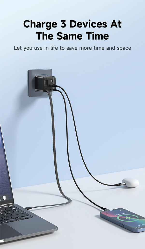 Urban Vitamin Mendocino 65W GaN charger retractable cable