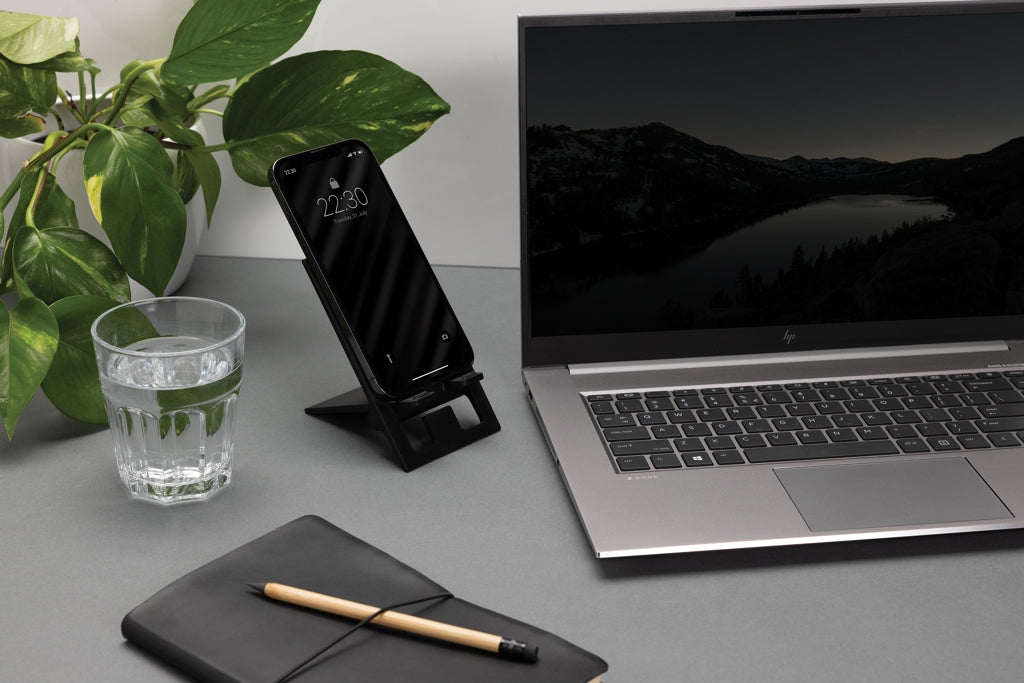SnapStand RCS recycled plastic foldable phone stand