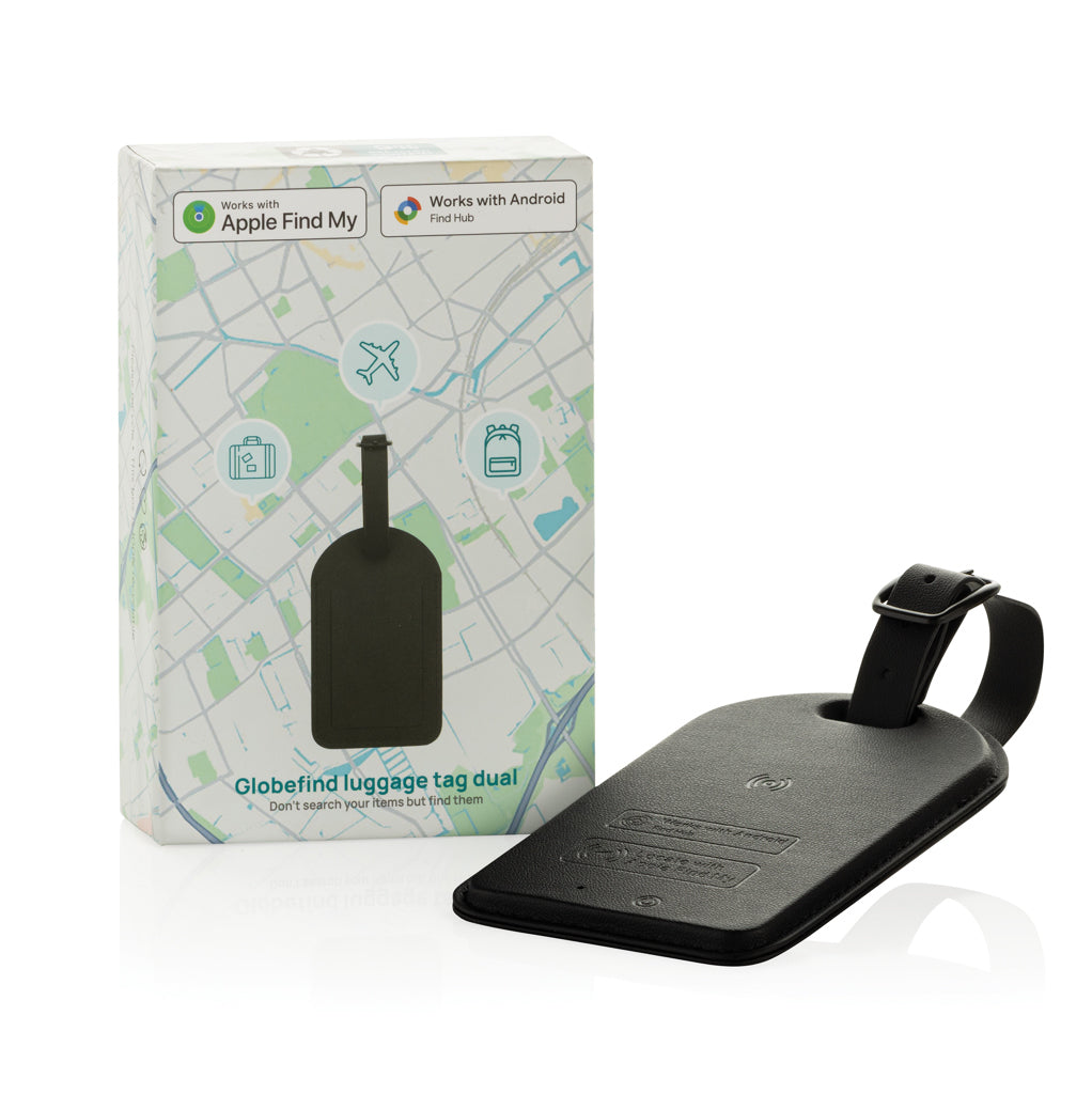 Globefind Dual RCS luggage tag with worldwide locating