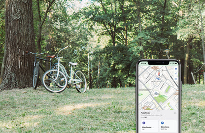 Pedalfinder bike bell with worldwide locating