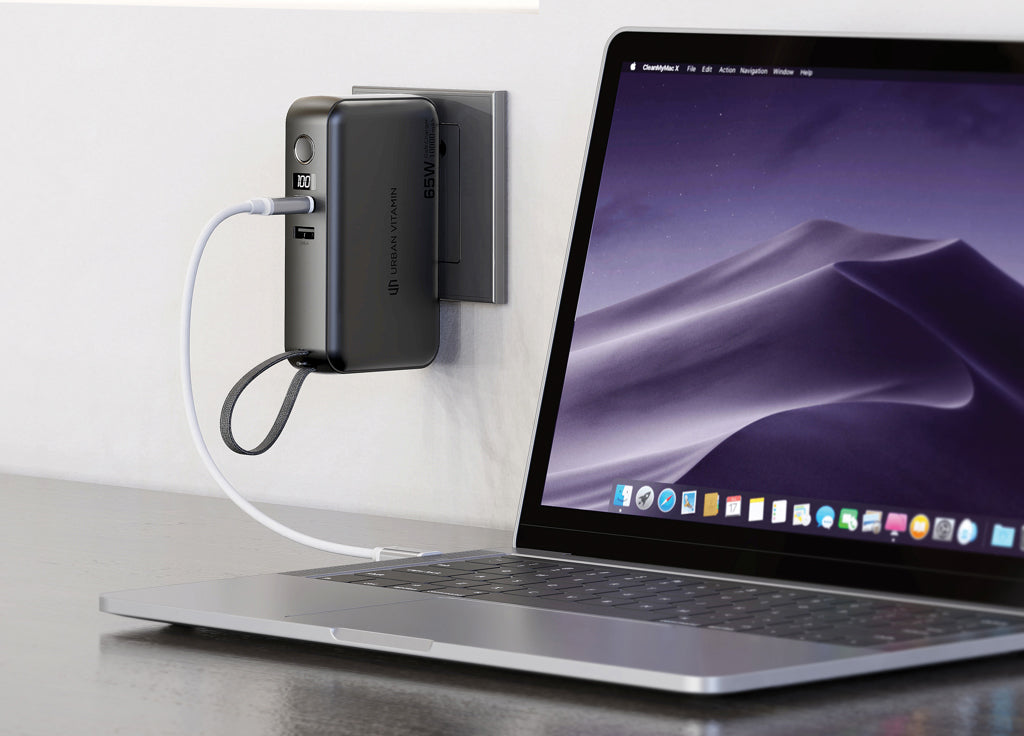 Urban Vitamin Eureka hybrid GANcharger 10000mah powerbank65W