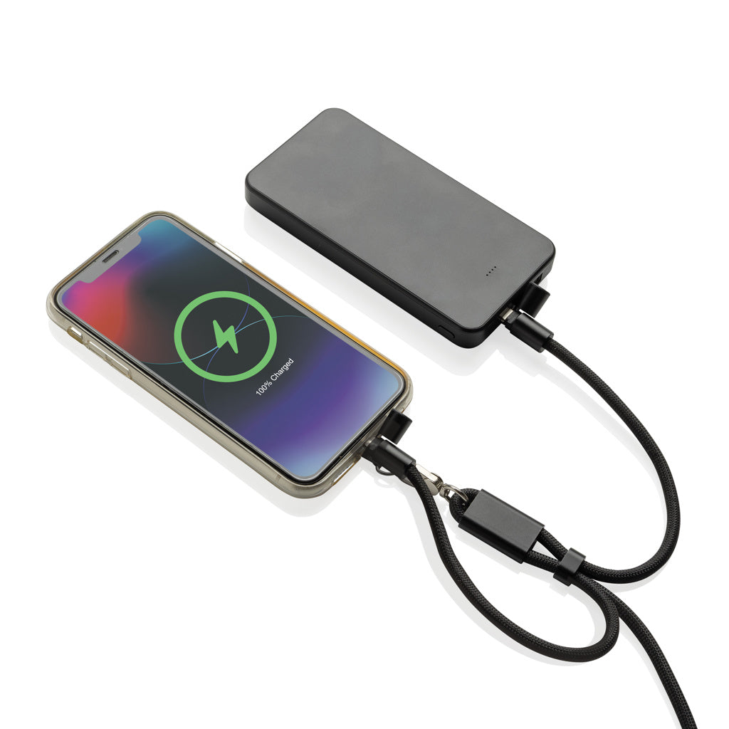 LoopAmp RCS RPET adjustable phone wrist strap 60W cable