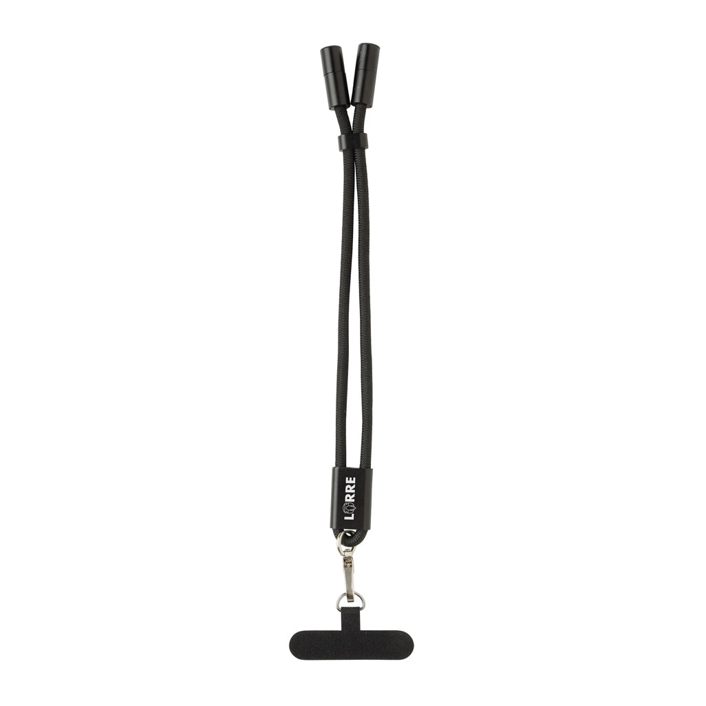 LoopAmp RCS RPET adjustable phone wrist strap 60W cable