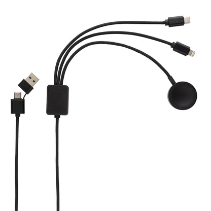 Terra RCS rPET 6-in-1 60W charging cable with watch charger