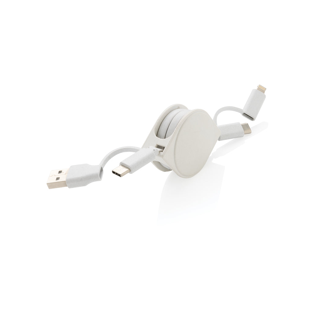 RCS recycled plastic and TPE 4 in 1 cable