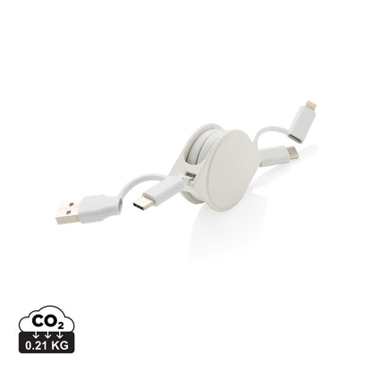 RCS recycled plastic and TPE 4 in 1 cable