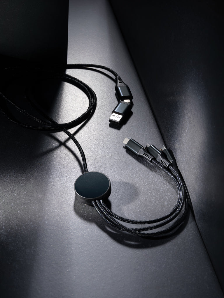 Terra 60W RCS recycled aluminium 120cm 6-in-1 cable