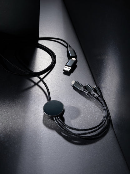 Terra 60W RCS recycled aluminium 120cm 6-in-1 cable