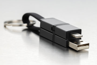 Terra recycled aluminium 4 in 1 60W fast charging cable
