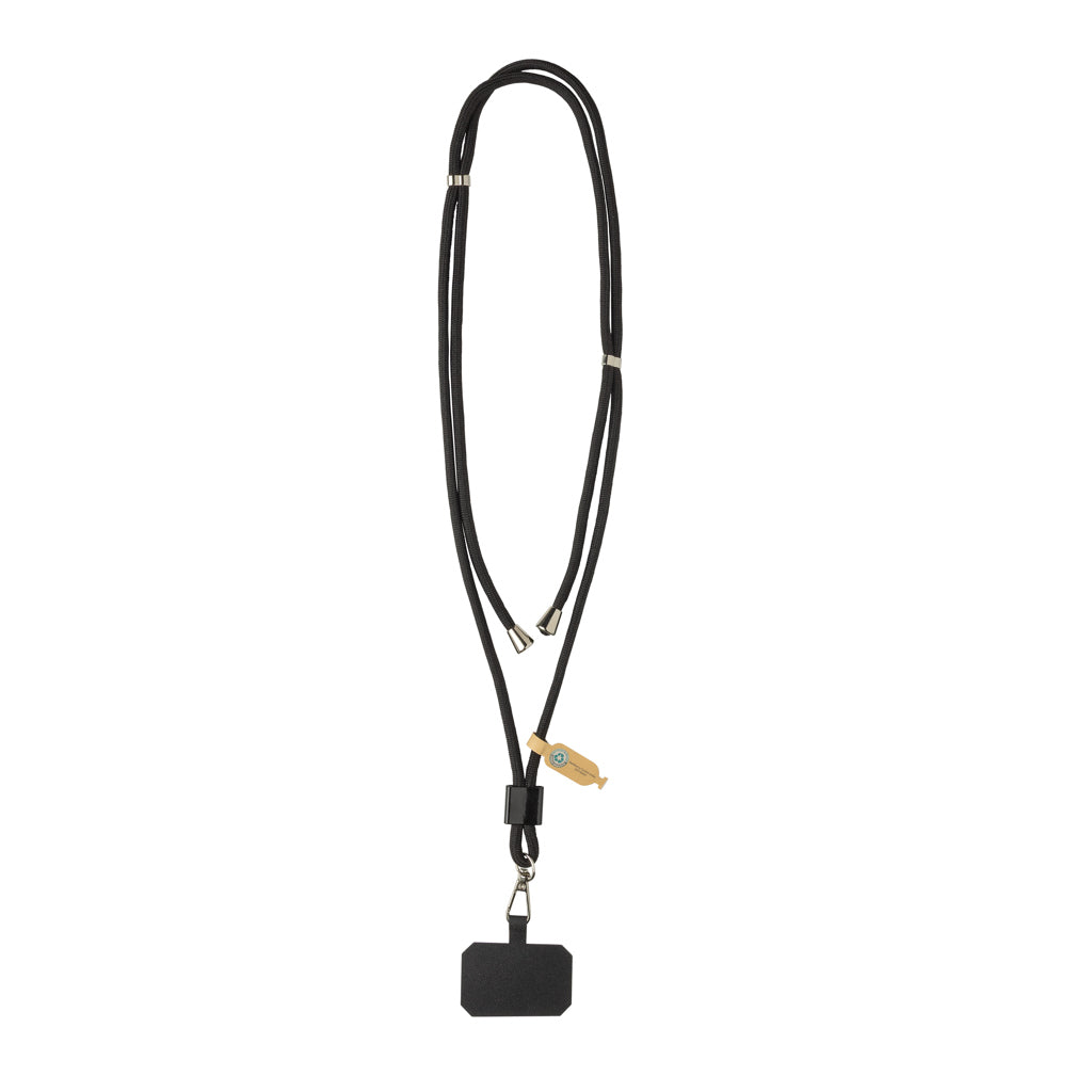 CarryLoop RCS recycled PET adjustable phone holder lanyard