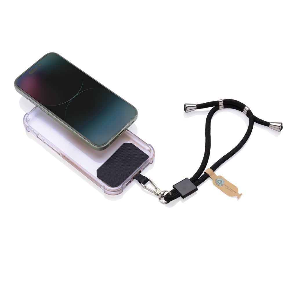 CarryLoop RCS recycled PET adjustable phone holder wristlet
