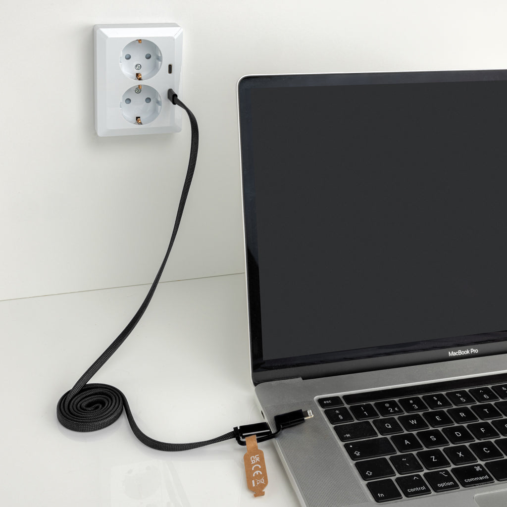 Arc RCS recycled Ultra-thin 60W 2 in 1 magnetic cable