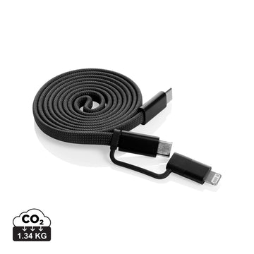 Arc RCS recycled Ultra-thin 60W 2 in 1 magnetic cable
