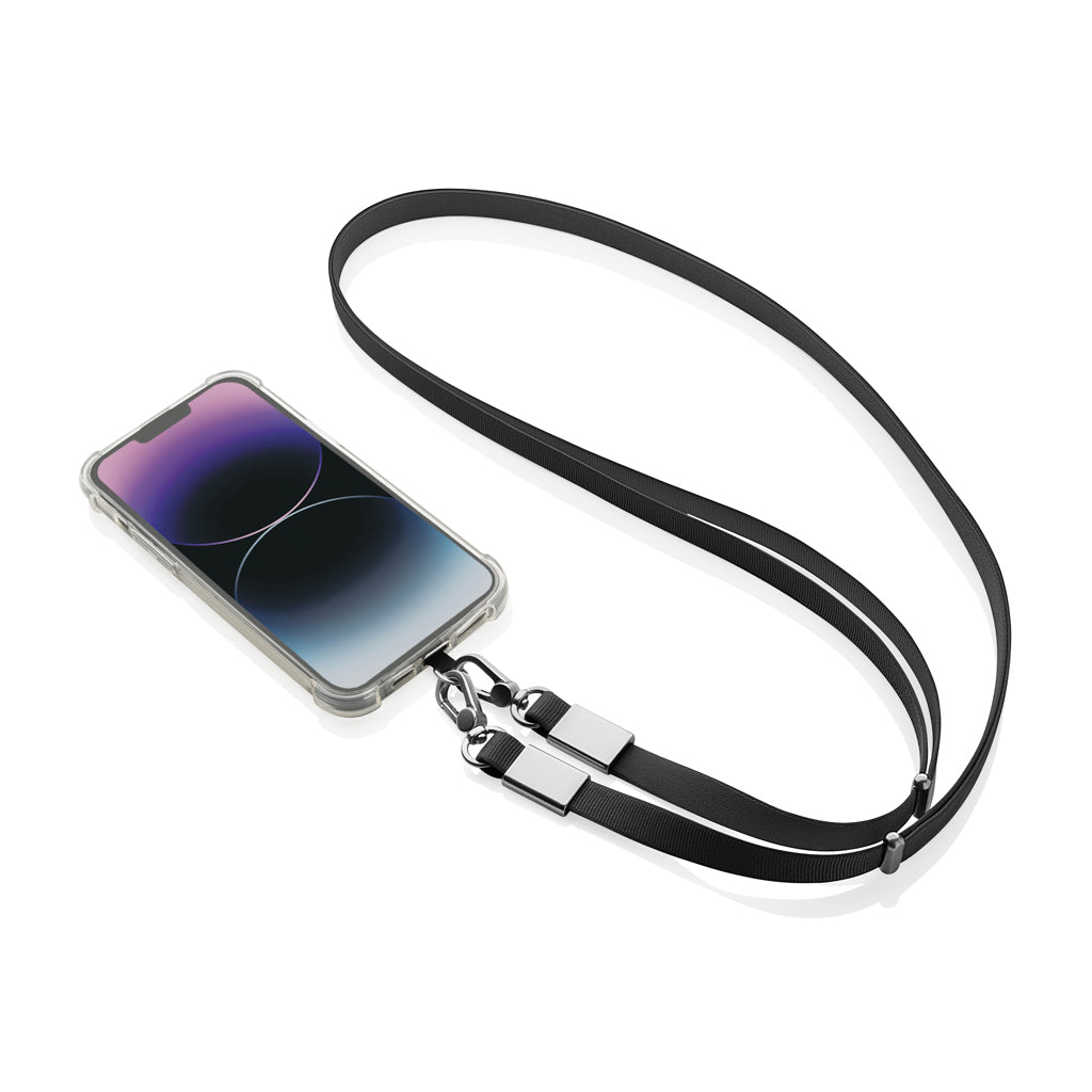 Nivo RCS recycled PET Crossbody lanyard