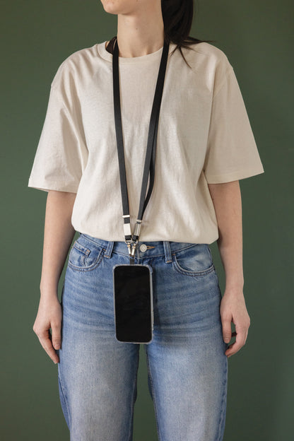 Nivo RCS recycled PET Crossbody lanyard