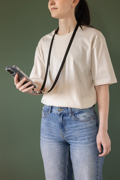 Nivo RCS recycled PET Crossbody lanyard