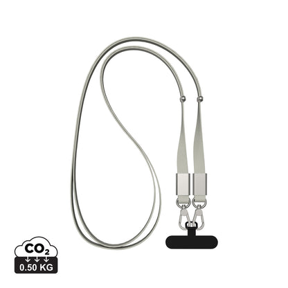 Nivo RCS recycled PET Crossbody lanyard