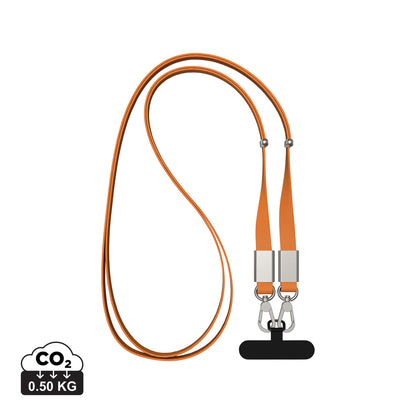 Nivo RCS recycled PET Crossbody lanyard