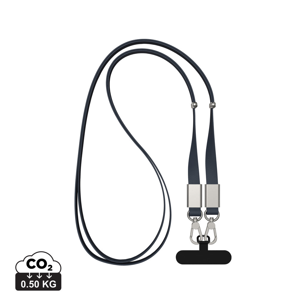 Nivo RCS recycled PET Crossbody lanyard