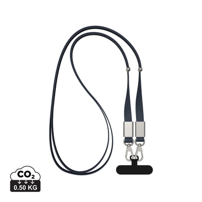 Nivo RCS recycled PET Crossbody lanyard