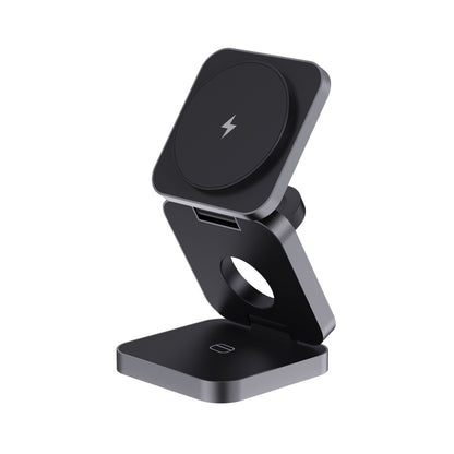 Terra RCS recycled aluminium foldable 3 in 1 15W charger